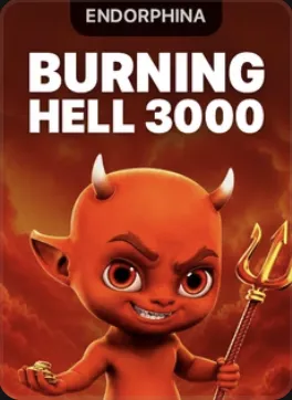 Burning Hell 3000 — огнена демонична тема, корица на слота