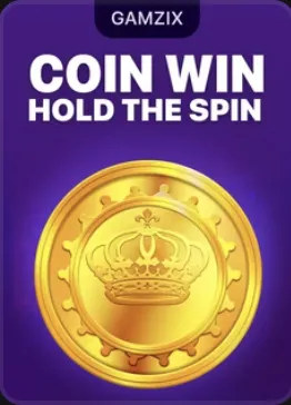 Coin Win Hold The Spin — златни монети върху барабаните